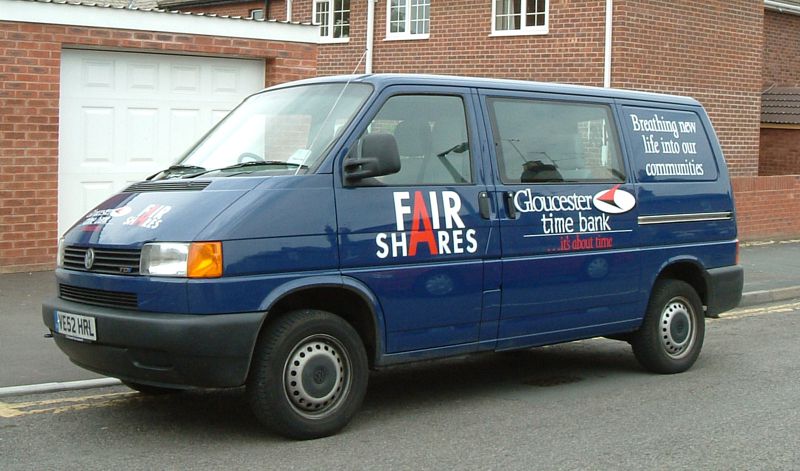 blue van