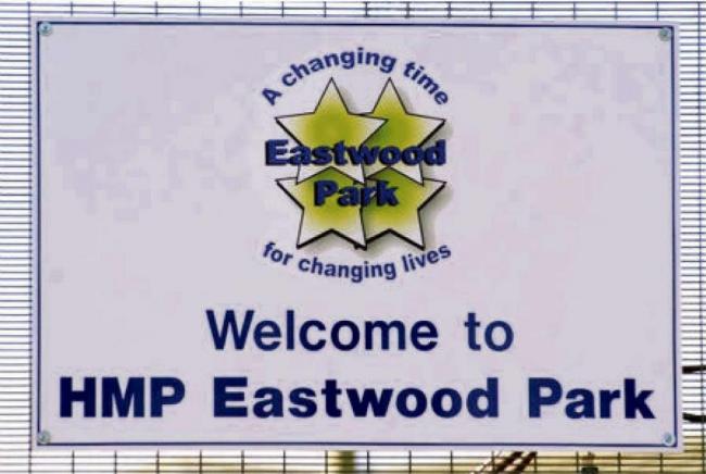 hmp eastwood park sign