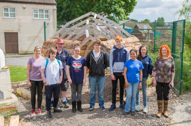 Gloucestershire College Volunteers at Allotment