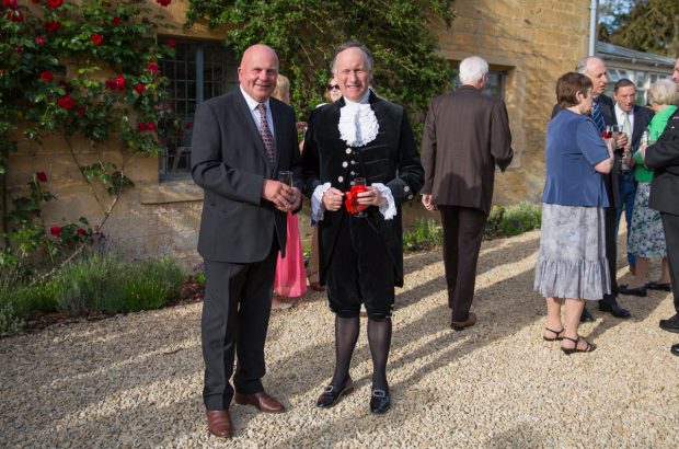 Rich at the High Sheriff's garden party