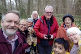 Chris & Stroud Participants at the 'Golden Triangle' in the Forest of Dean