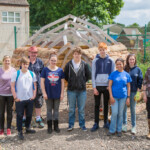 Gloucestershire College Volunteers at Allotment