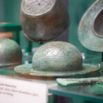 Metal artifacts dating back to the Roman era on display at St Fagans.